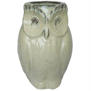Carr_Design_Animal_Collection_Planters_Owl_18in_Light_Cream_MCD6607LCR_049121147416